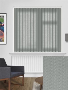 Foliage Graphite 89mm Daylight Vertical Blind