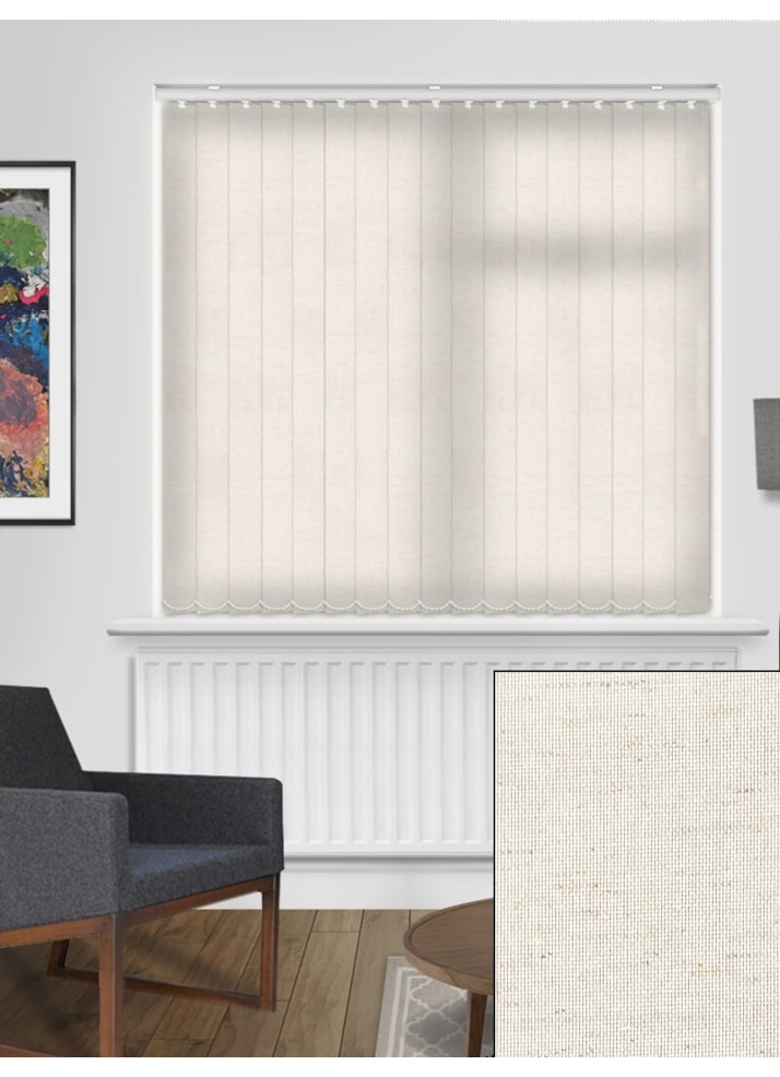 Harvest Natural 89mm Daylight Vertical Blind