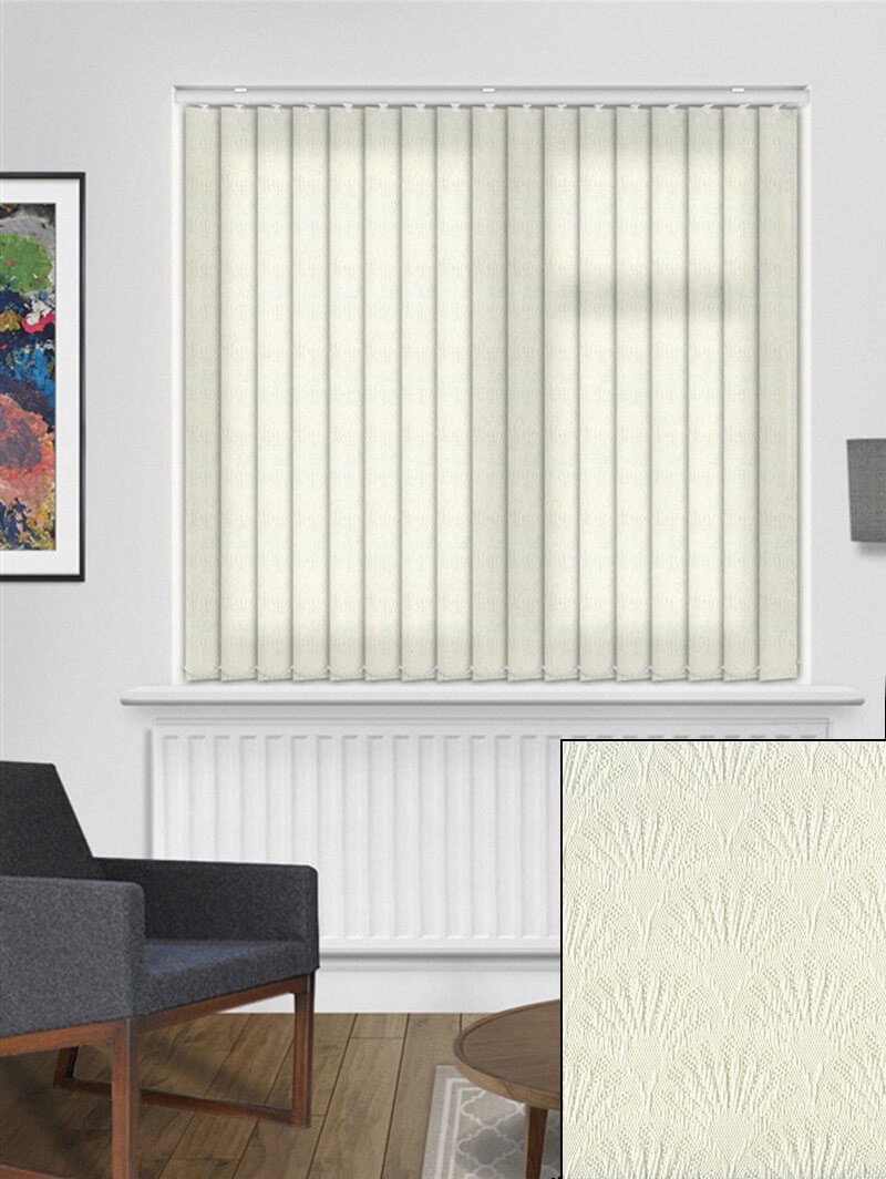 Pearls Cream 89mm Daylight Vertical Blind