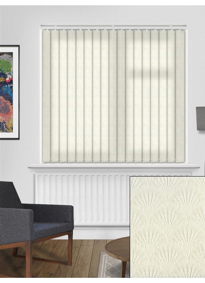 Pearls Cream 89mm Daylight Vertical Blind