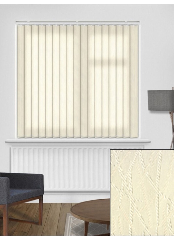 Rope Cream 89mm Daylight Vertical Blind