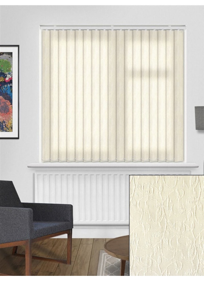 Salix Cream 89mm Daylight Vertical Blind