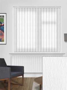 Salix White 89mm Daylight Vertical Blind