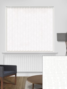 Tailor White 89mm Blackout Vertical Blind