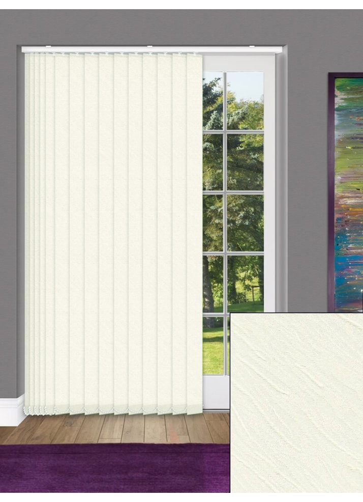 Zyon Beige Daylight 89mm Vertical Blind Replacement Slats