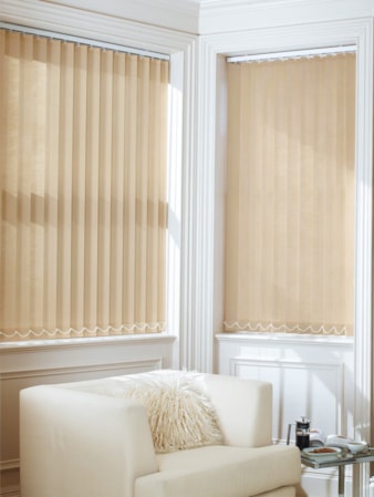 Beige Beauty 89mm Daylight Vertical Blind