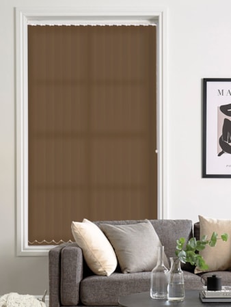 Cinnamon Cookie 89mm Daylight Vertical Blind