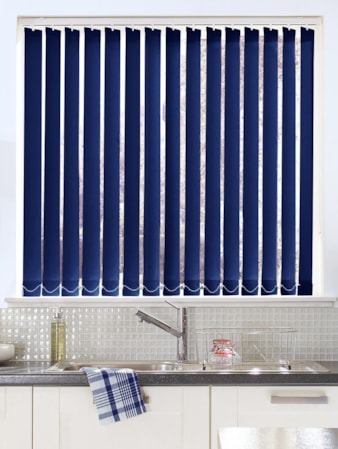 Deep Ocean 89mm Daylight Vertical Blind