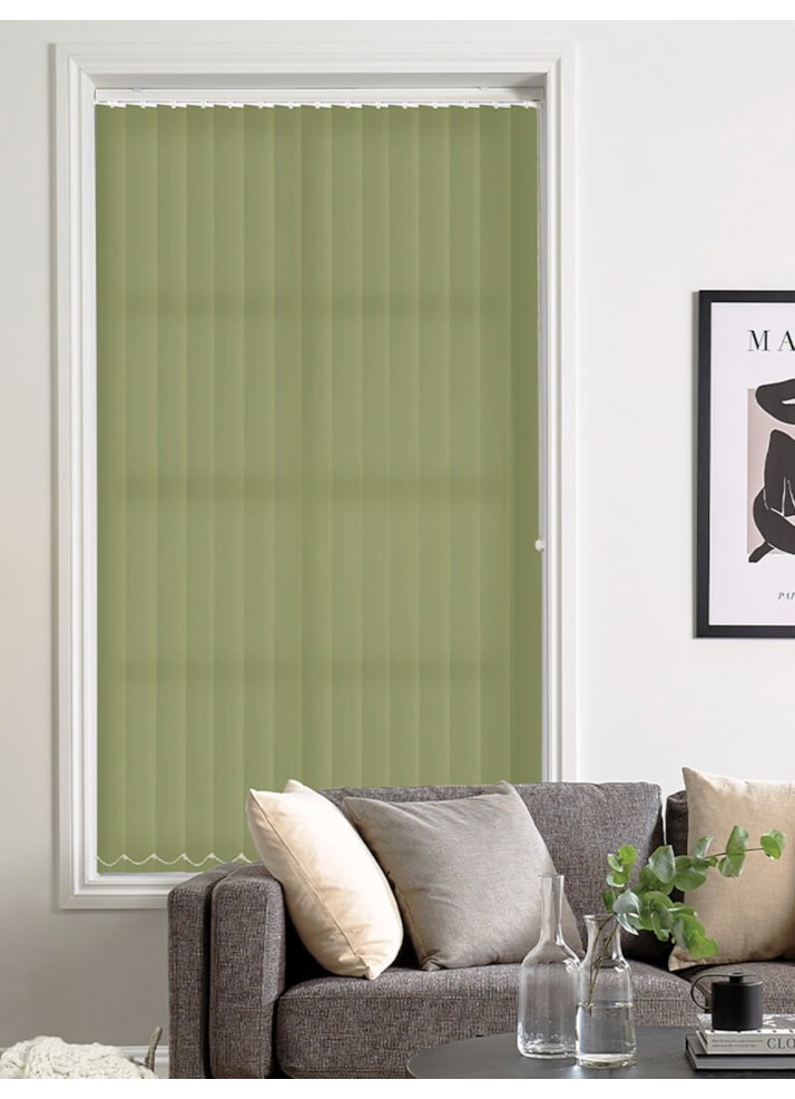 Green Tea 89mm Daylight Vertical Blind