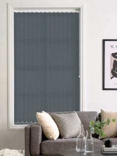 Charcoal Daylight 89mm Vertical Blind Replacement Slats