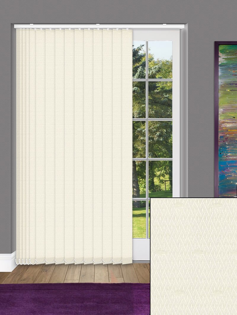 Mirage Cream 89mm Daylight Vertical Blind