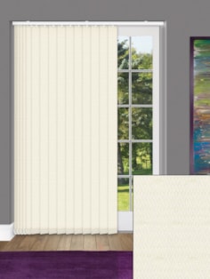 Mirage Cream 89mm Daylight Vertical Blind