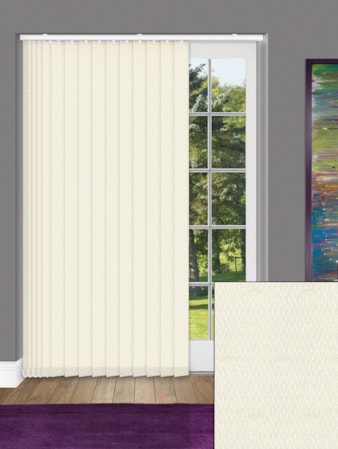 Mirage Cream 89mm Daylight Vertical Blind