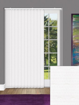 Mirage White 89mm Daylight Vertical Blind