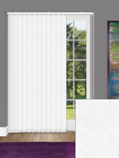 Zyon White 89mm Daylight Vertical Blind