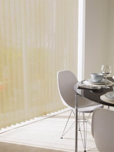 Sand 89mm Sheer Vertical Blind