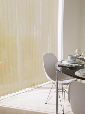 Sand 89mm Sheer Vertical Blind