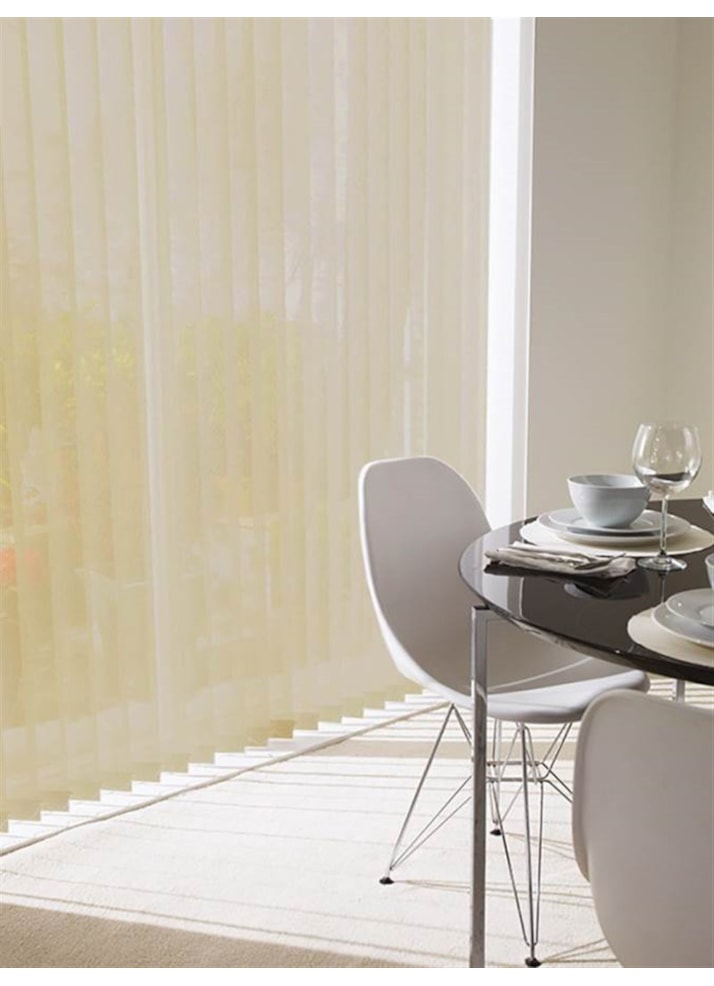 Sand 89mm Sheer Vertical Blind