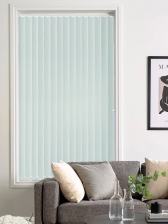 Duck Egg 89mm Blackout Vertical Blind