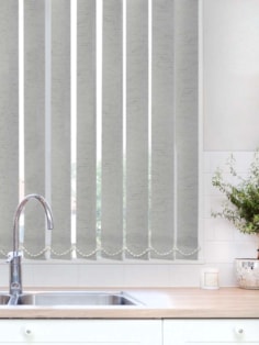 Contrast Graphite Waterproof 89mm Vertical Blind Replacement Slats