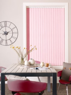 Mochi Pink 89mm Blackout Vertical Blind