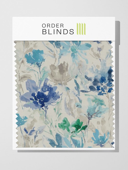 Water Meadow Cobalt Roman Blind