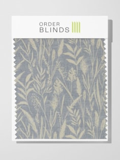 Wild Grasses Cornflower Roman Blind