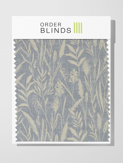 Wild Grasses Cornflower Roman Blind