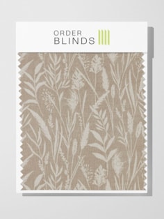 Wild Grasses Linen Roman Blind