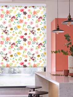 Wildflower Dawn Floral Roller Blind