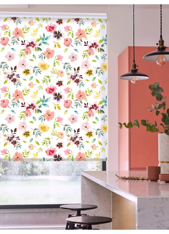 Wildflower Dawn Floral Roller Blind