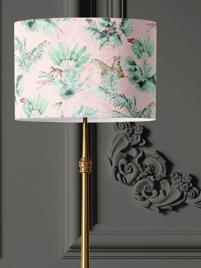 Honduras Blush Tropical Lampshade by Boon & Blake