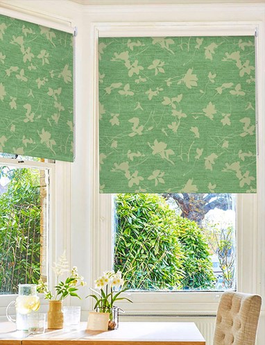 Arya Sage Floral Roller Blind