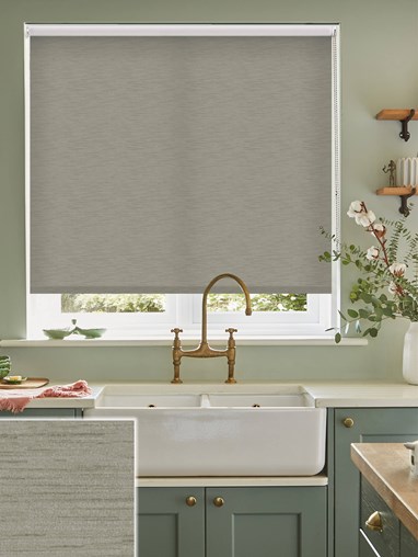 New York Green Grey Roller Blind