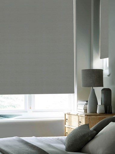 Elegant Grey Premium Blackout Cordless Spring Loaded Roller Blind