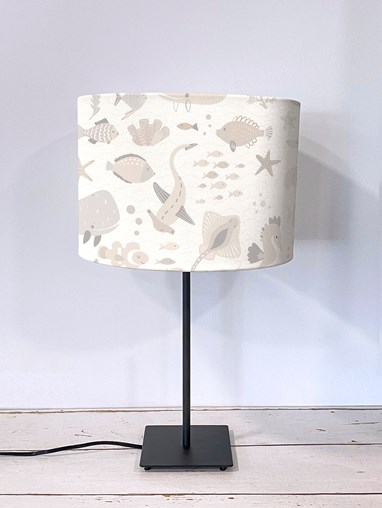 Under The Sea Natural Lampshade