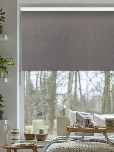 Windsor Dark Grey Blackout Thermal Roller Blind