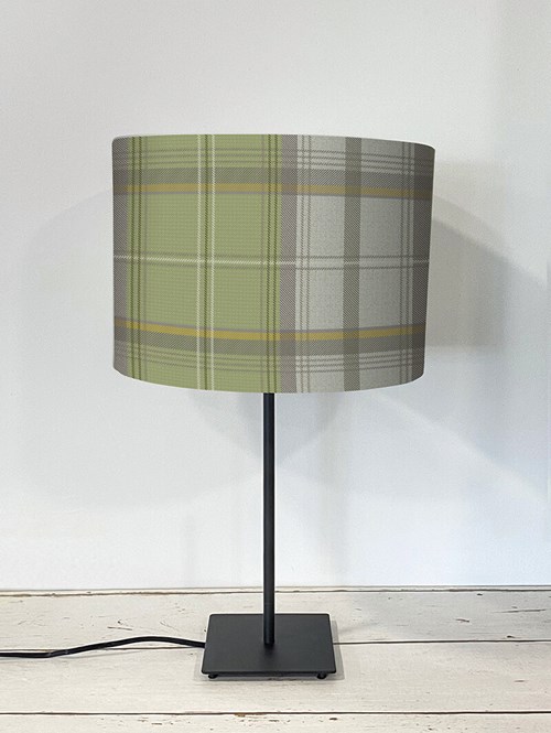 Tartan Sage Green Lampshade