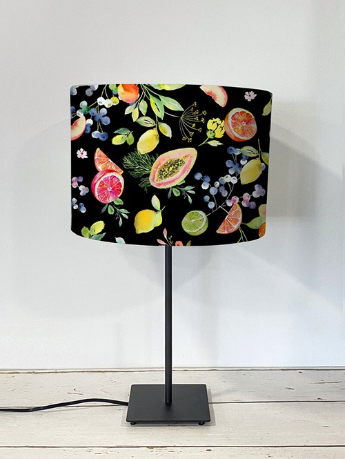 Tutti Frutti Black Lampshade