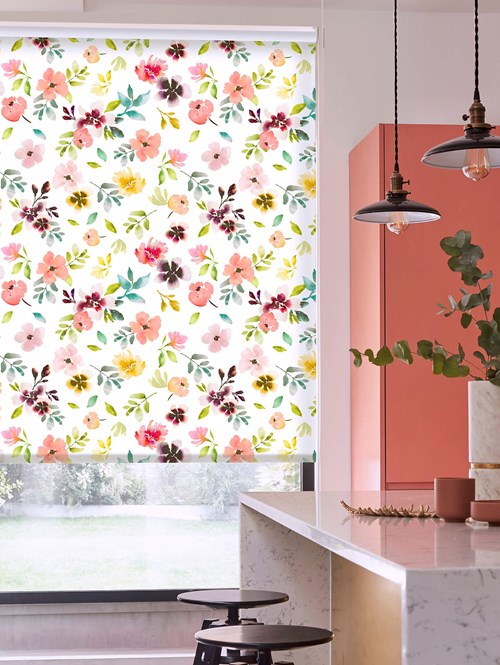 Wildflower Dawn Floral Roller Blind