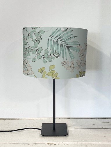 Maidenhair Soft Blue Lampshade