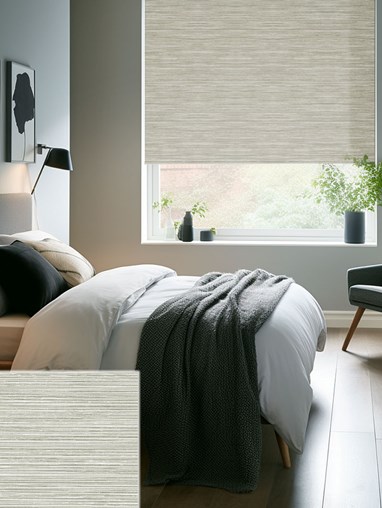 Paris Moss Green Blackout Thermal Roller Blind