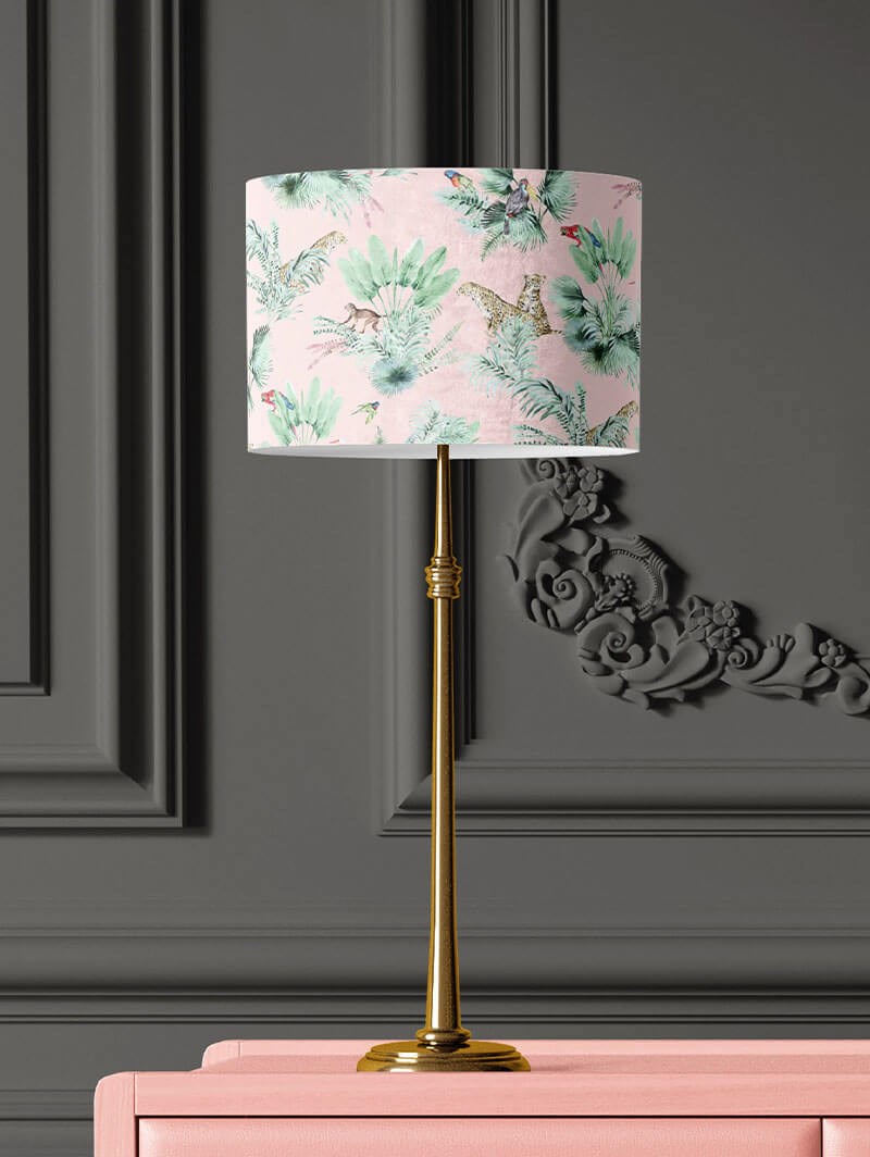 Honduras Blush Tropical Lampshade by Boon & Blake