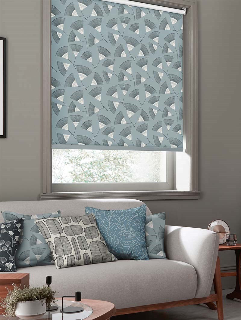 Persia Silversea Roller Blind By Miss Print